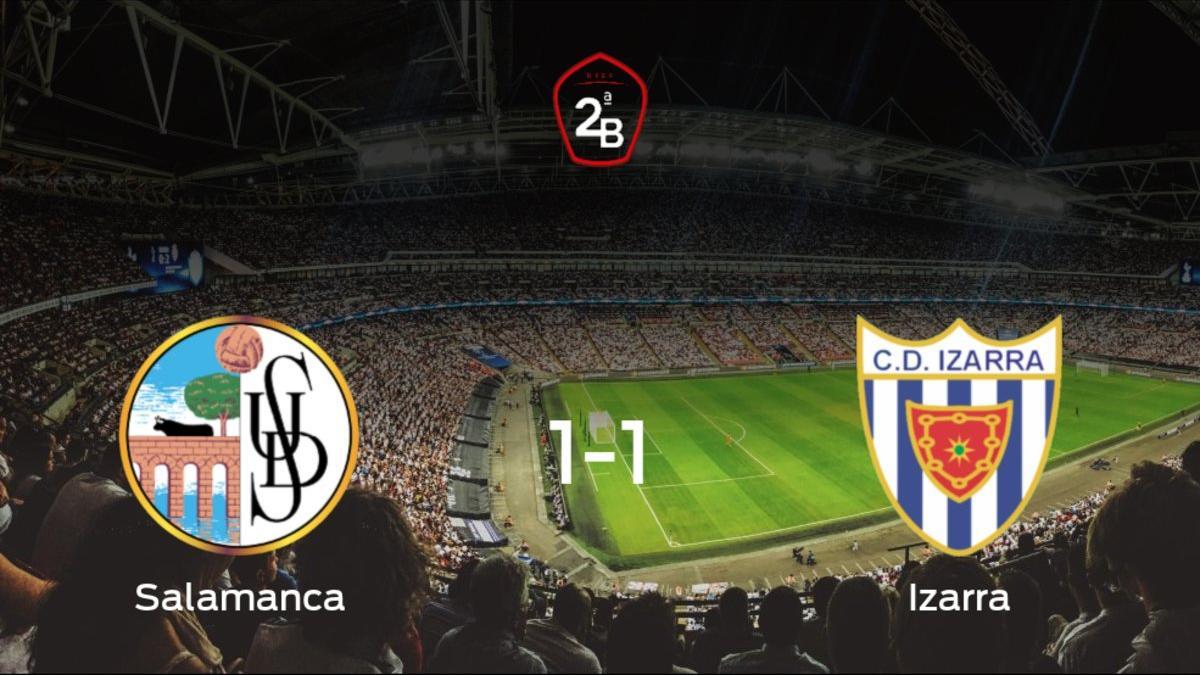 El Izarra saca un punto al Salamanca UDS a domicilio (1-1)