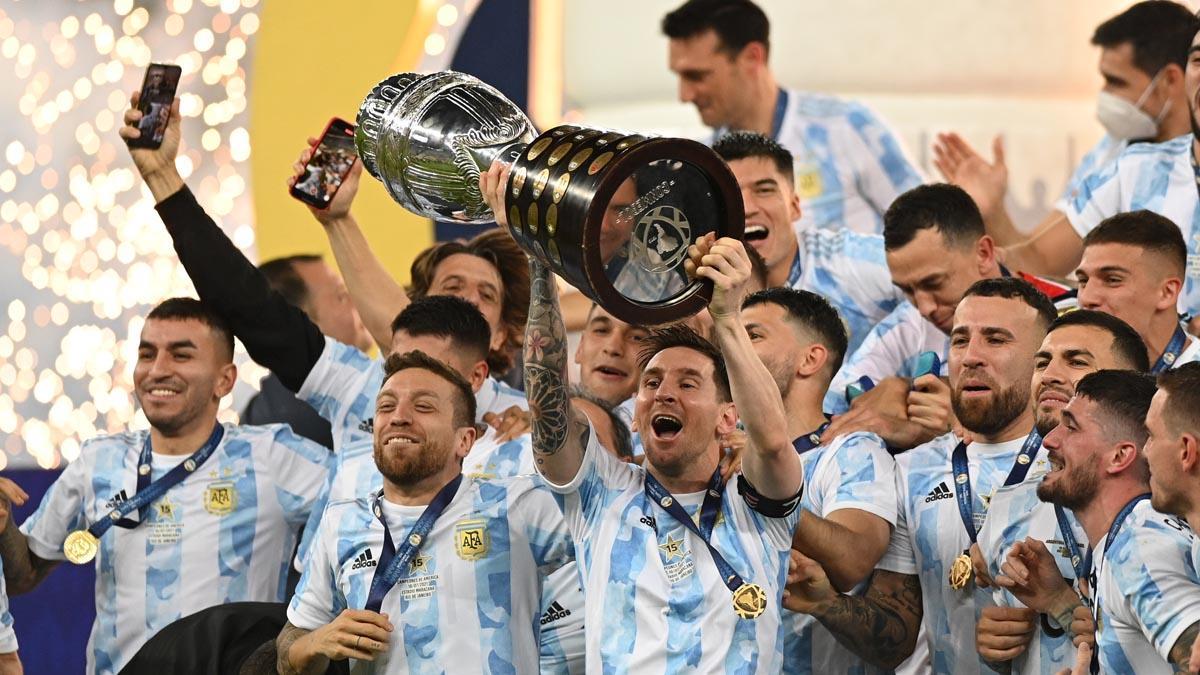 Messi ganador con Argentina de la Copa America