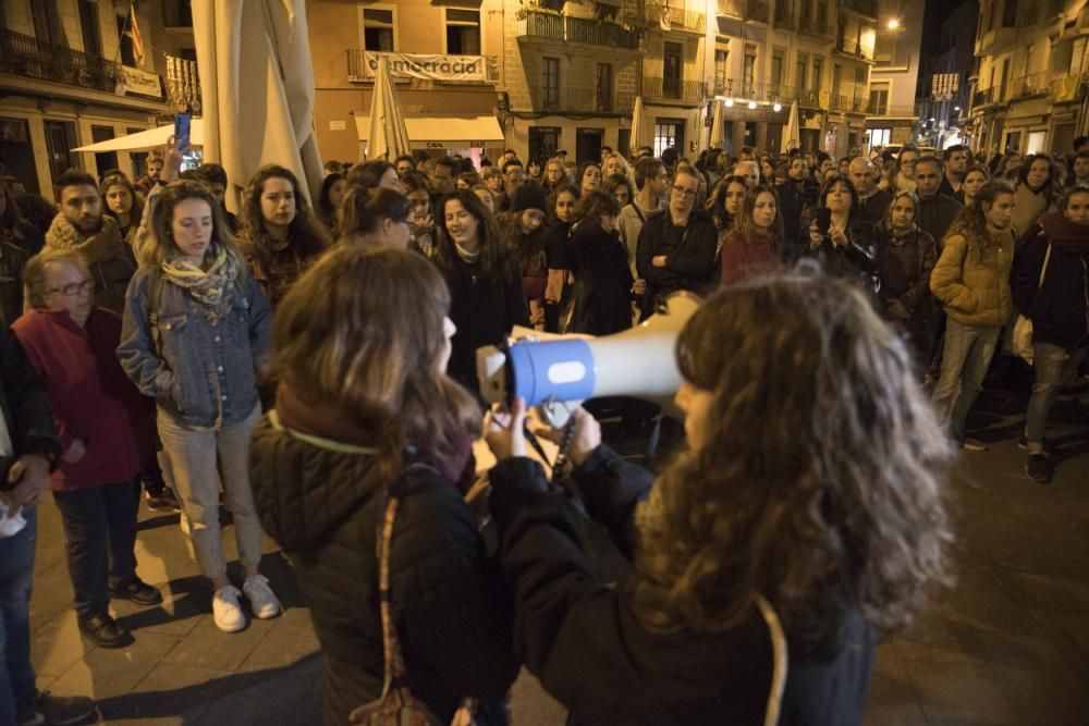 Manifestació contra la sentència de la violació a