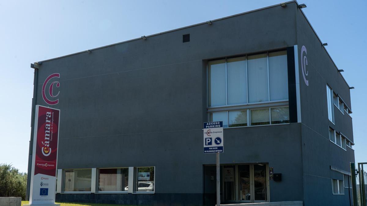 Instalaciones de la Cámara de Comercio de Santiago de Compostela.
