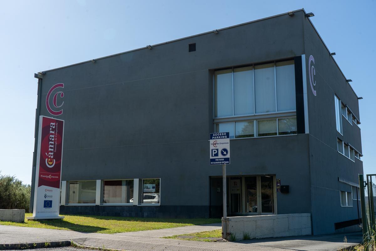 Instalaciones de la Cámara de Comercio de Santiago de Compostela.