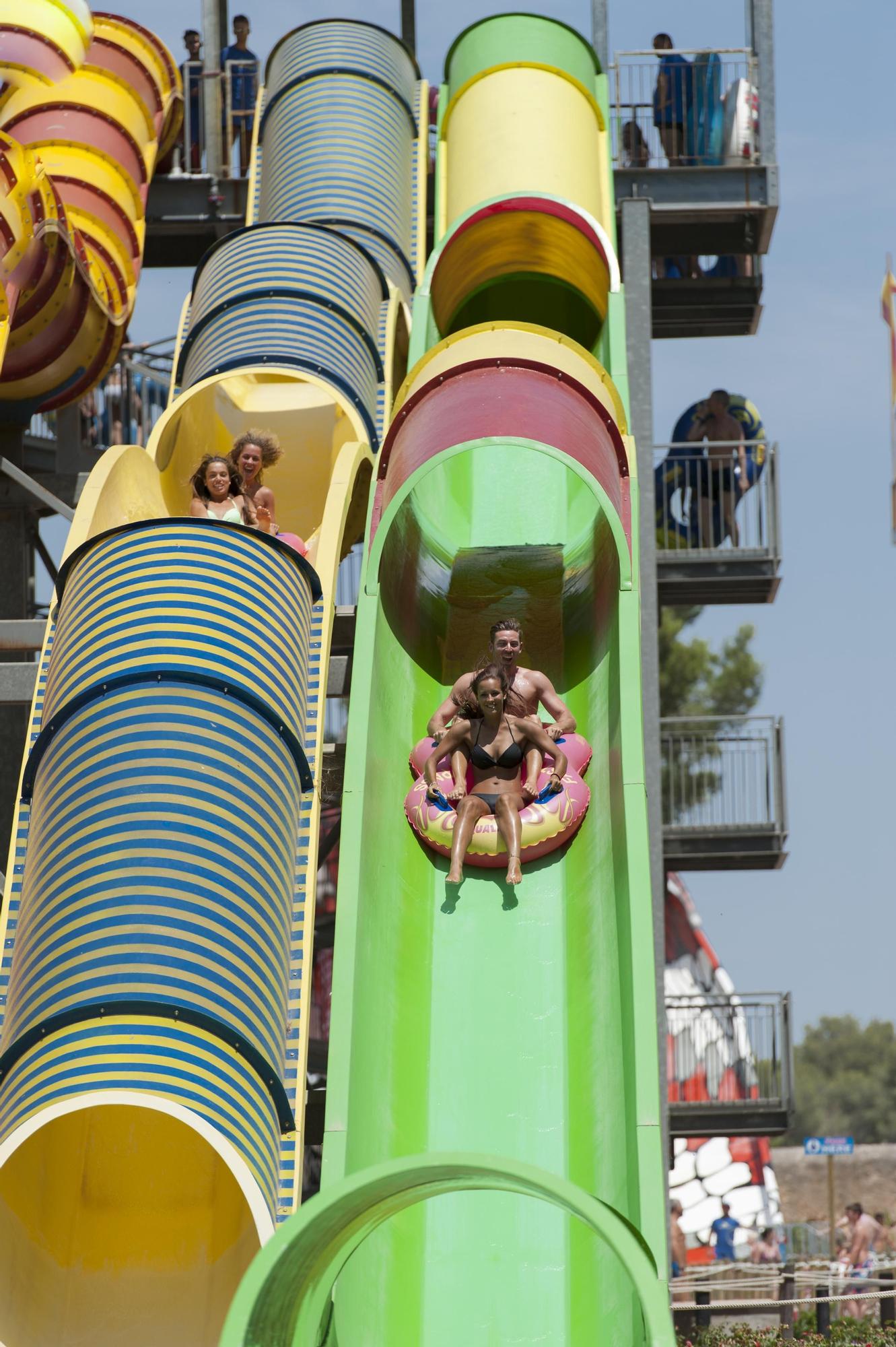 Las mejores atracciones del parque acuático Aqualand