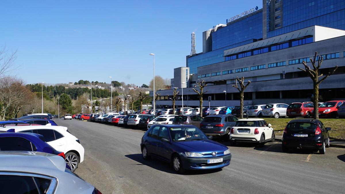 Posible espazo para o novo parking do CHUS