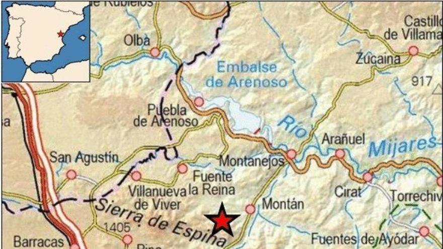 Seísmos de magnitud 3 en dos pueblos de Castellón