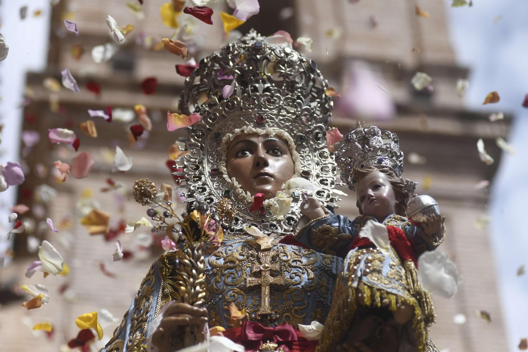 Misa huertana y procesión con la Virgen de la Fuensanta en el Bando de la Huerta