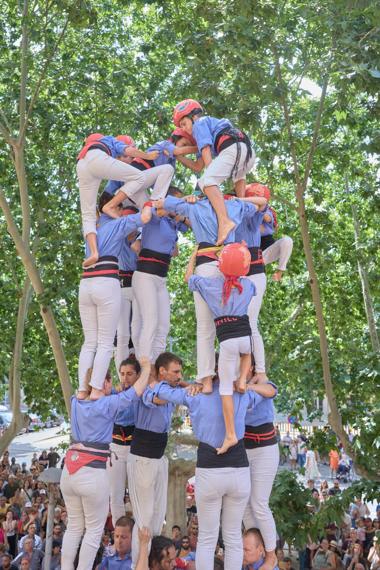 Festa Major de Salt: orgull Marrec a la diada castellera