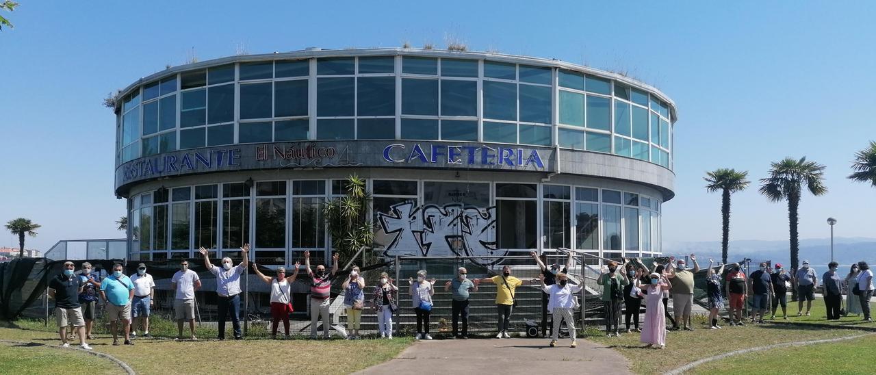 Protesta contra la demolición de El Náutico