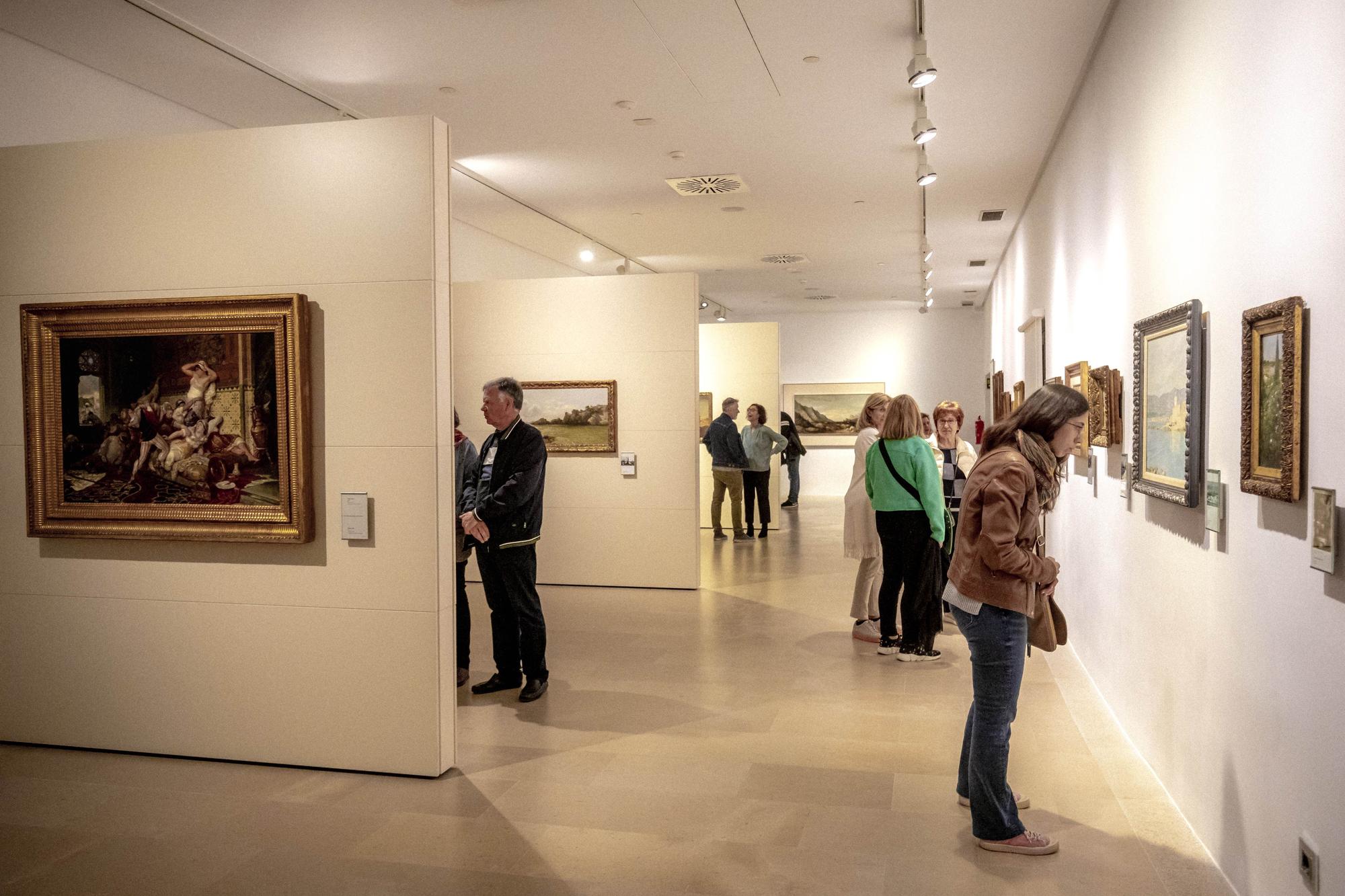 El Museu de Mallorca acoge una exposición que relaciona parte de sus cuadros de paisajes con fotos del archivo Planas