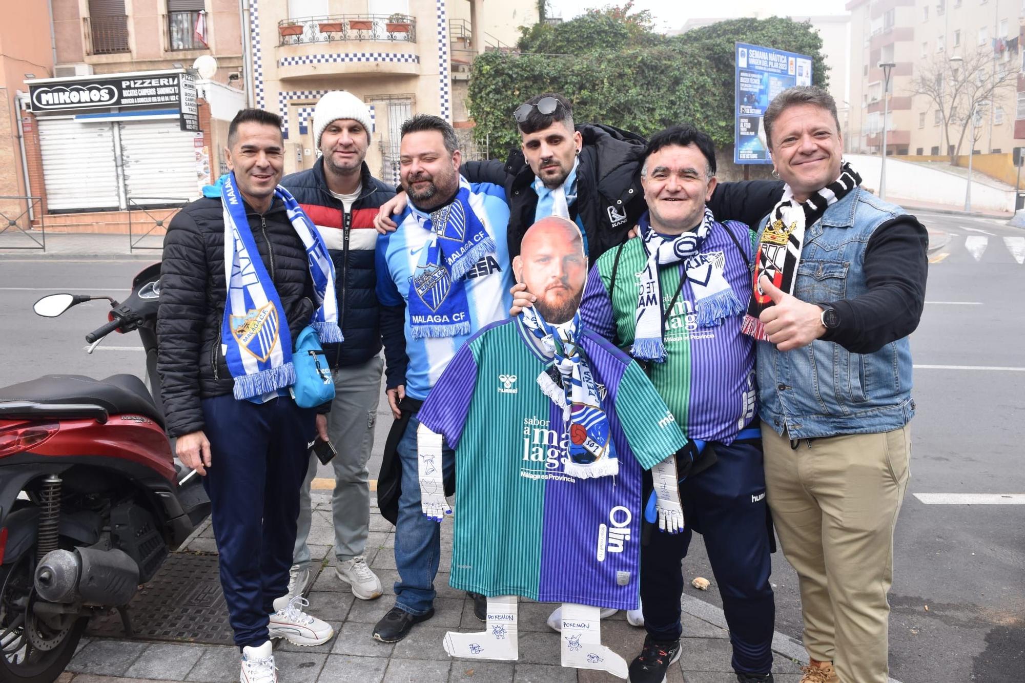 Los aficionados malagueños también estuvieron en el AD Ceuta - Málaga CF