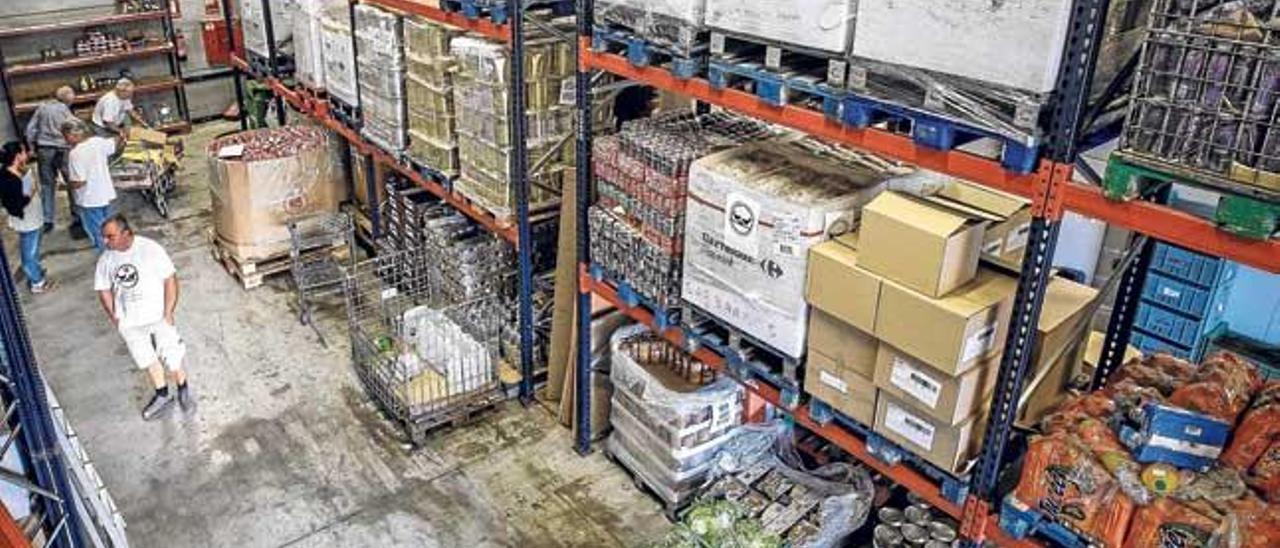 El Banco de Alimentos lleva 20 años trabajando en Mallorca.