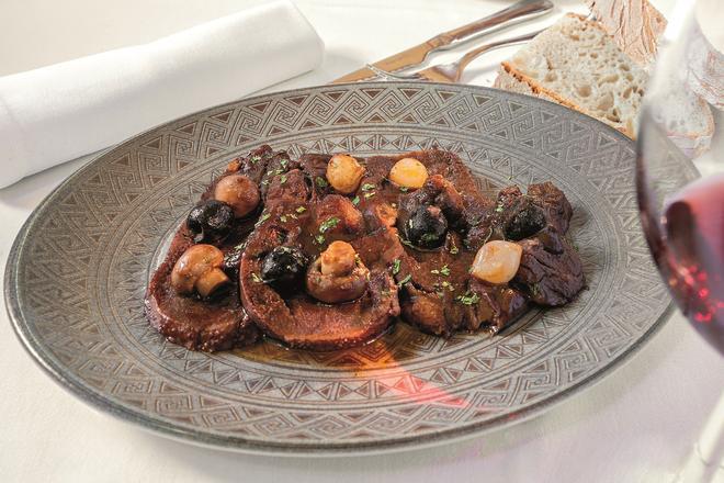 Lengua guisada del restaurante Leitariegos.