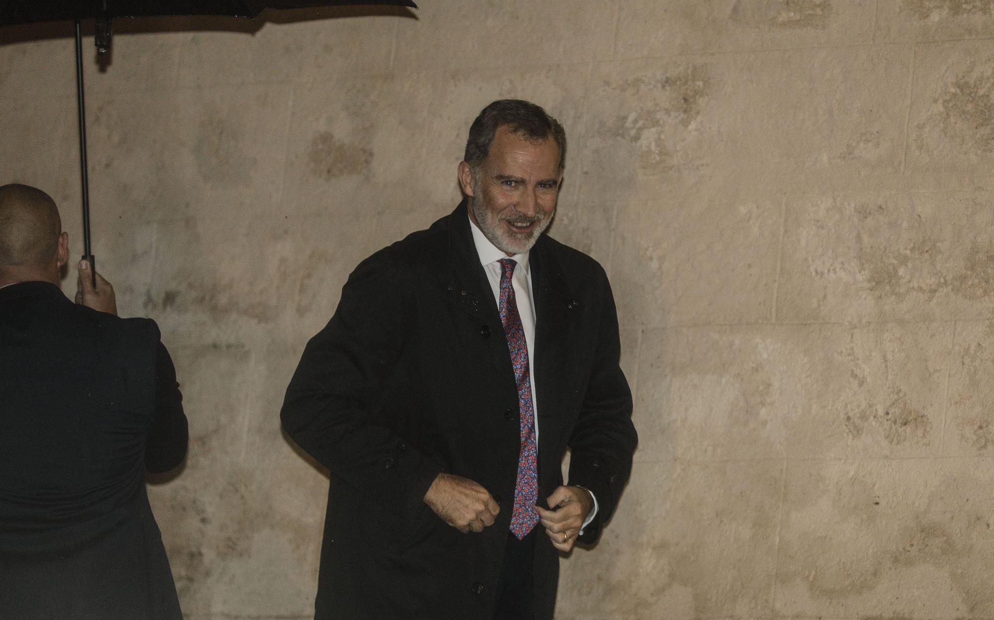 El rey Felipe VI asiste a la cena inaugural de la conferencia anual del Comité Internacional de Museos y Colecciones de Arte Moderno (CINAM) en Palma..