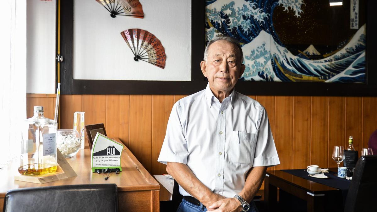 Toshihiko Sato, fundador del restaurante Fuji, primer japonés de España.