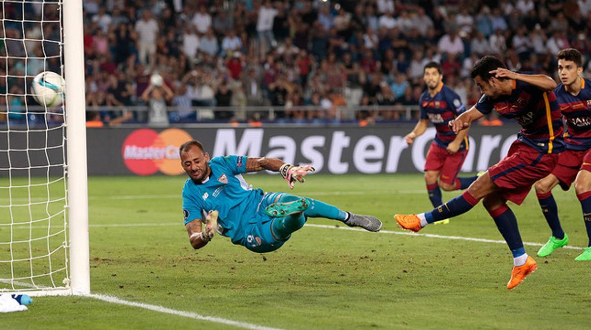 Pedro marca el gol del triomf en la pròrroga després d’un rebuig de Beto.