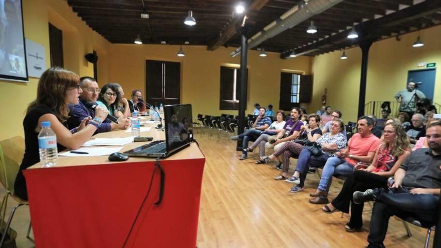 Camargo ayer durante la asamblea de Construim Podem.