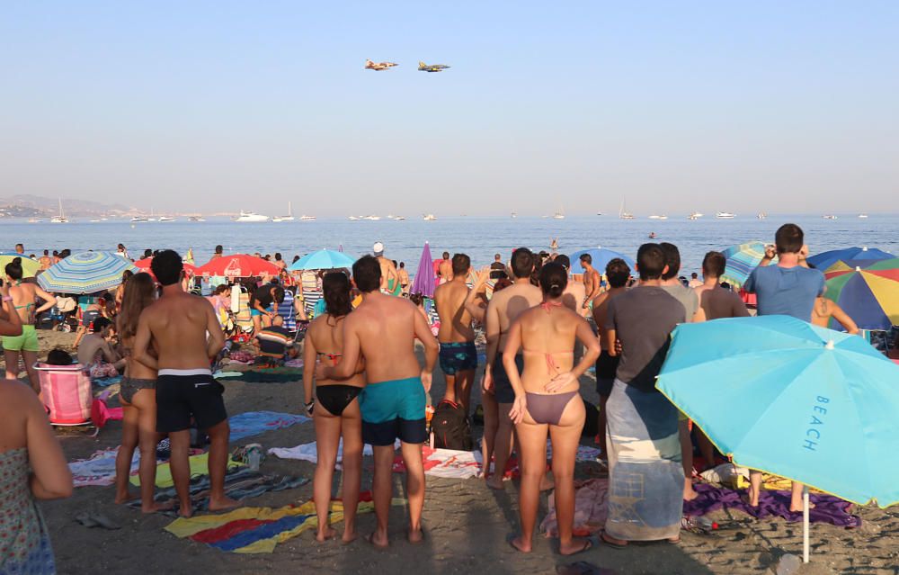 La jornada del sábado estuvo marcada por un espectáculo al atardecer sobre las playas de la localidad torreña