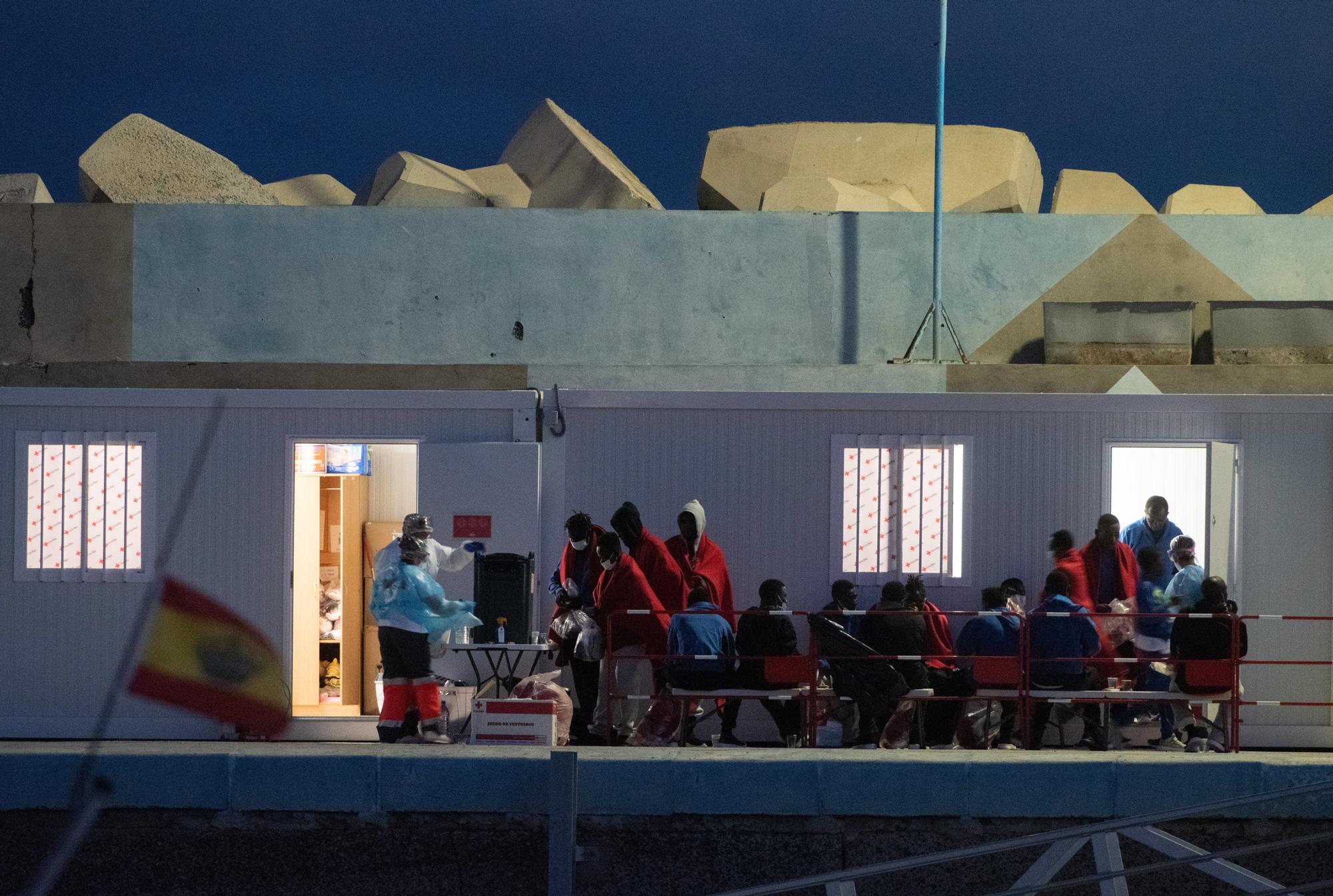 Llega de migrantes a Fuerteventura (03/09/21)