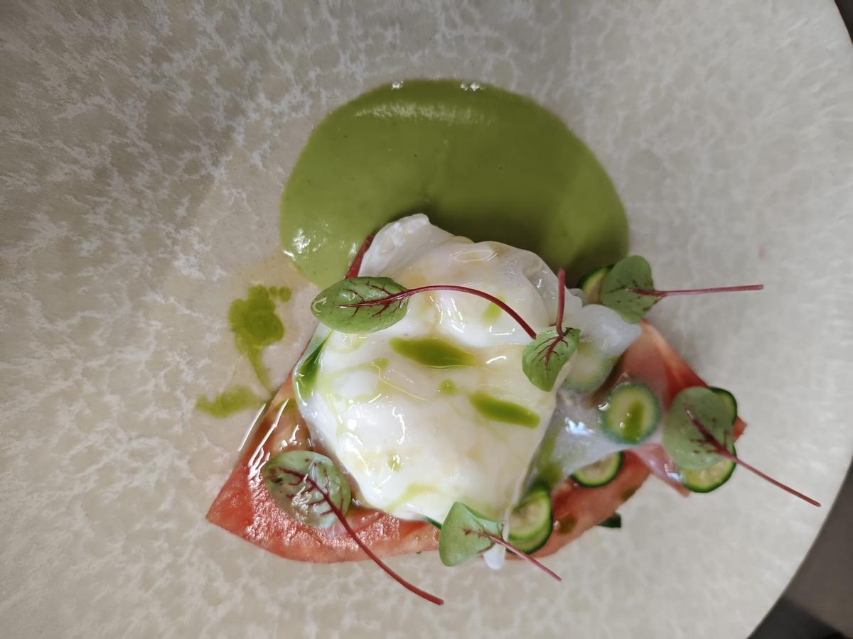 Imagen de un plato elaborado por Sergio.