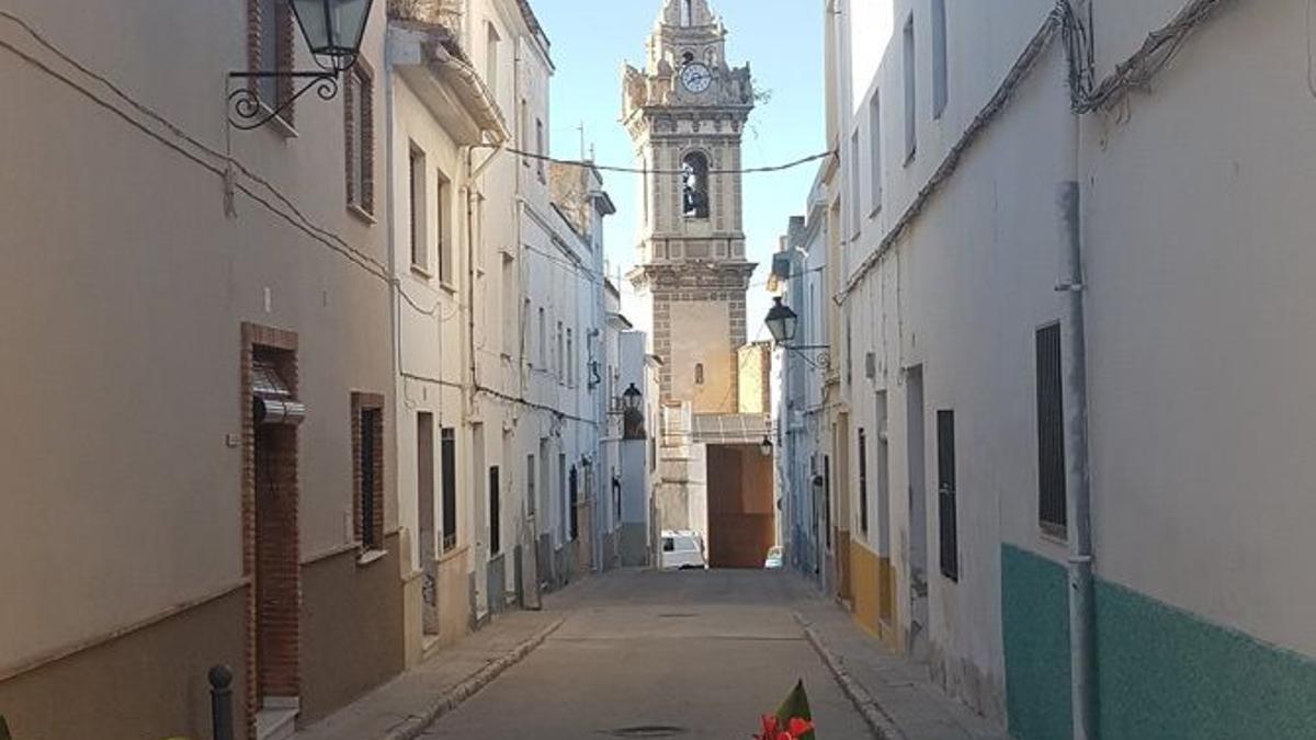 La calle del Palau, donde tendrá lugar el mercado.