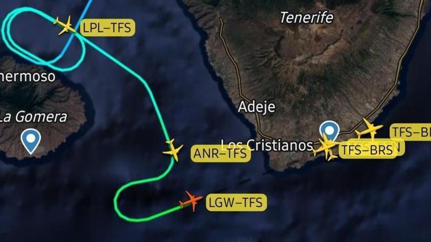 Un avión, obligado a desviarse a Tenerife por problemas técnicos