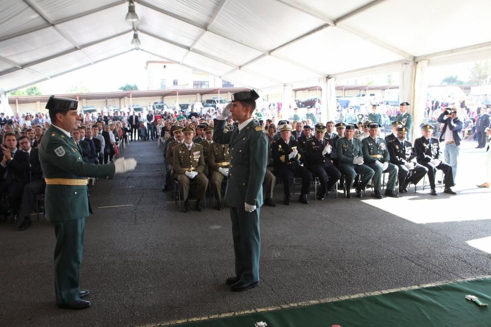 Actos del Día de la Hispanidad en la comandancia de la Guardia Civil de Gijón