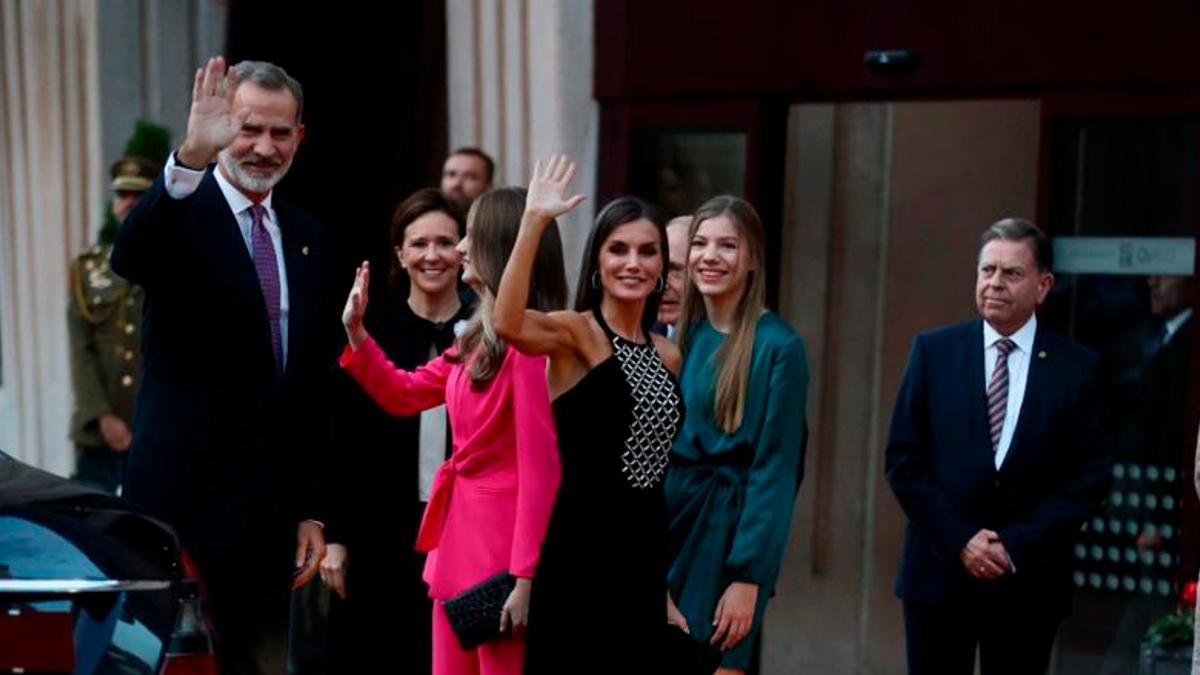 La Familia Real ya está en Oviedo para acudir al Auditorio Príncipe Felipe