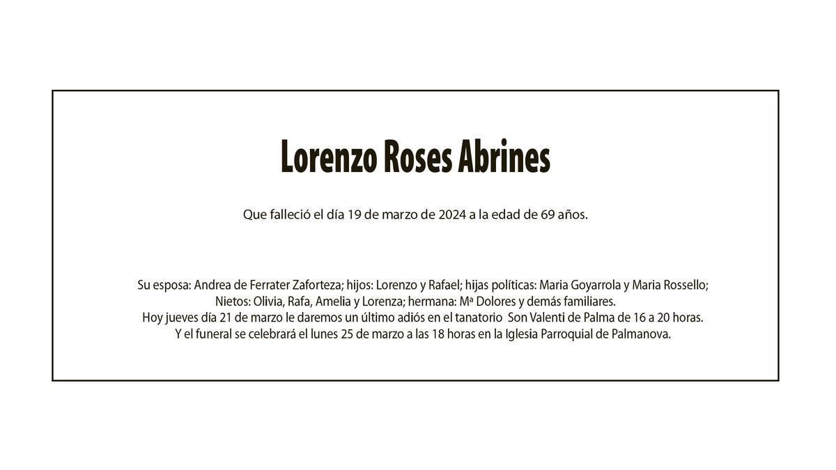 Lorenzo Roses Abrines