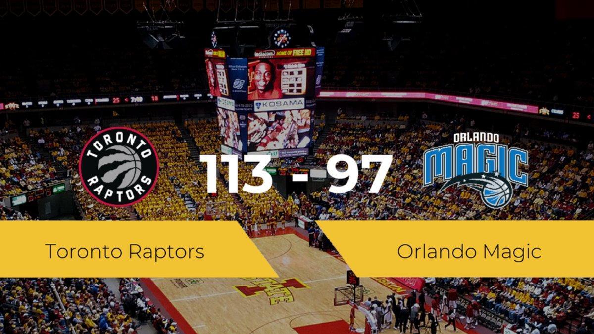 Toronto Raptors logra la victoria frente a Orlando Magic por 113-97