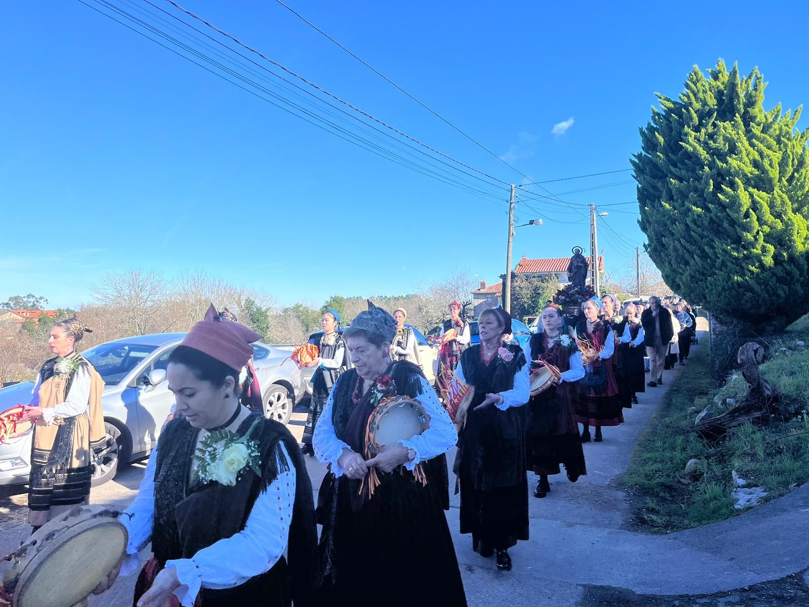 Fiesta de san Antón en Cuerres (Riubadesella)