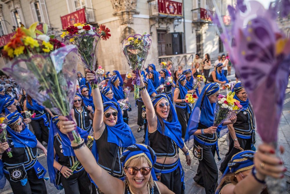 Ofrenda floral en Orihuela