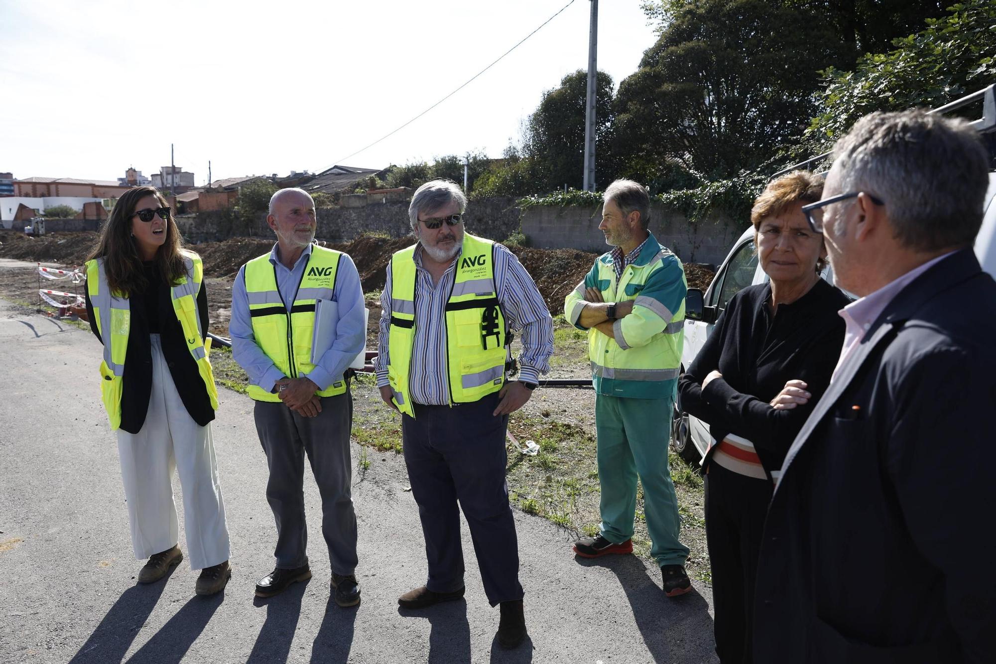 Así avanzan los trabajos en los terrenos de Naval Gijón (en imágenes)