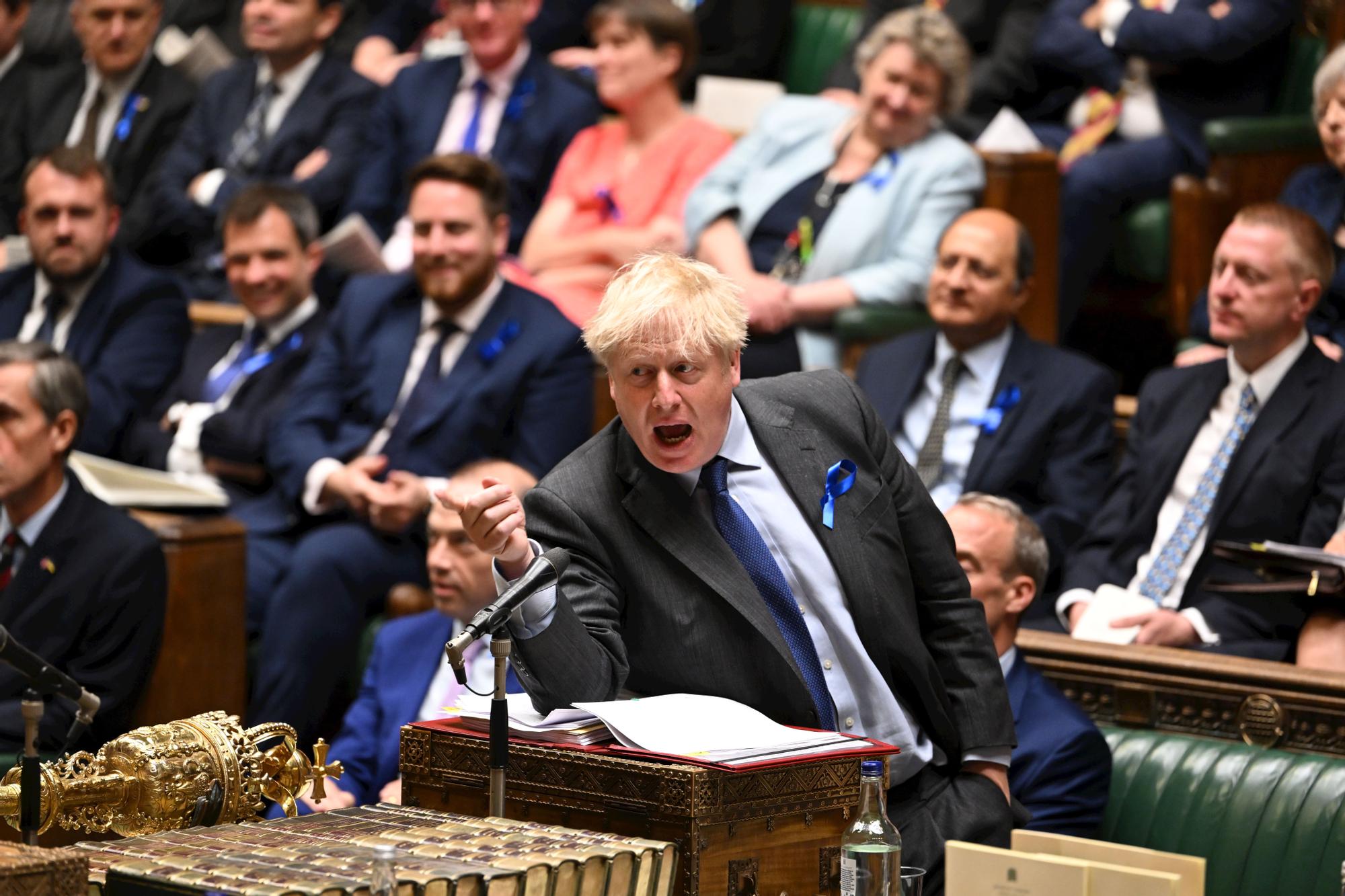 El primer ministro británico Boris Johnson