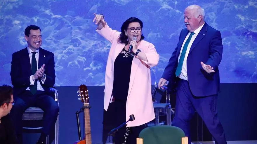 Jesús Aguirre y María del Monte, por sevillanas el 28F