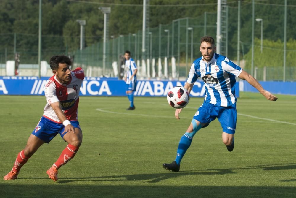 El Fabril le gana 3-2 al Arosa en María Pita