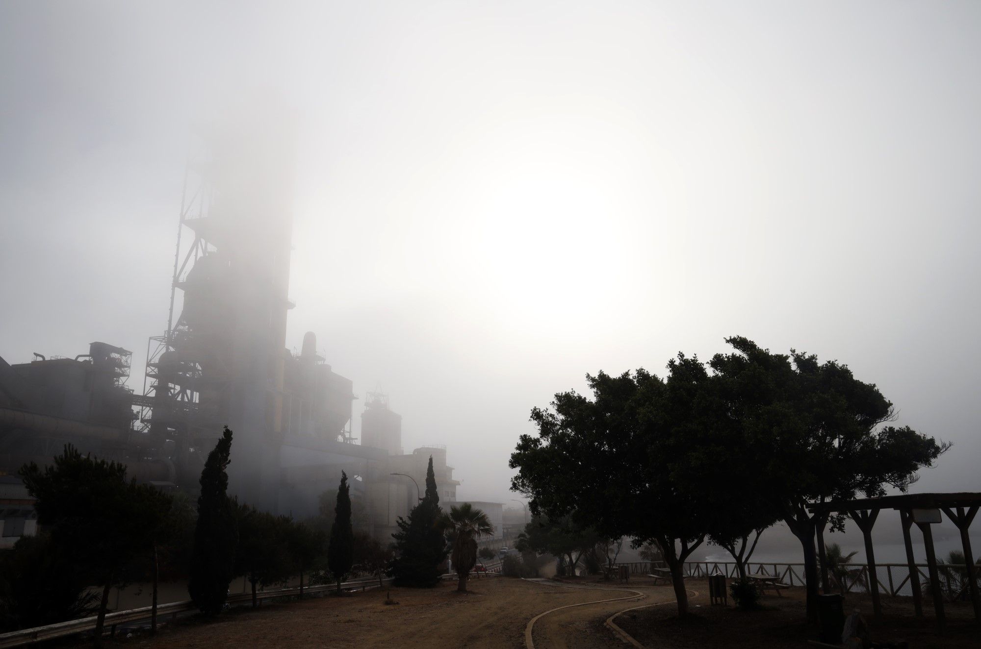 Nuevo episodio de taró: Málaga despierta envuelta en niebla