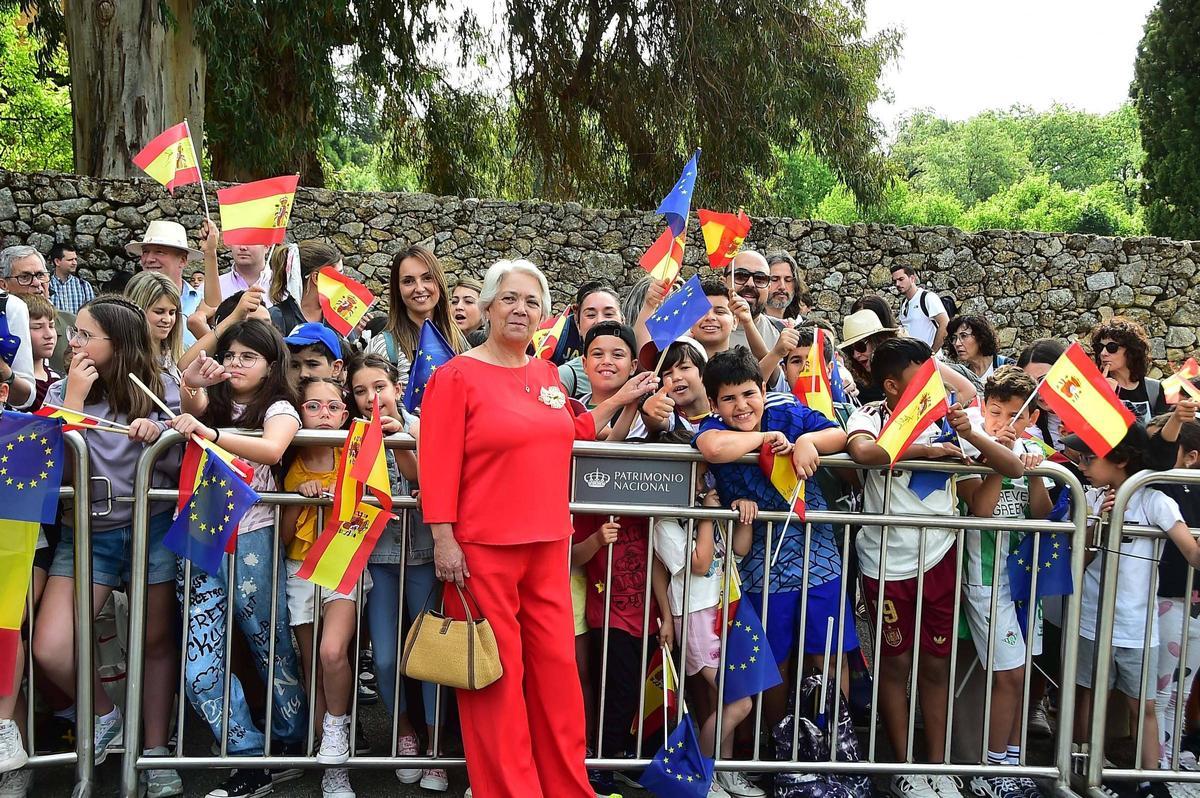Fotogalería | La llegada del Rey de España, Felipe VI, al Monasterio de Yuste, en imágenes