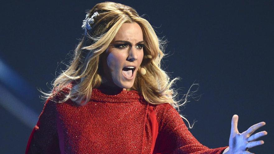 Edurne, en su actuación en Eurovisión 2015.