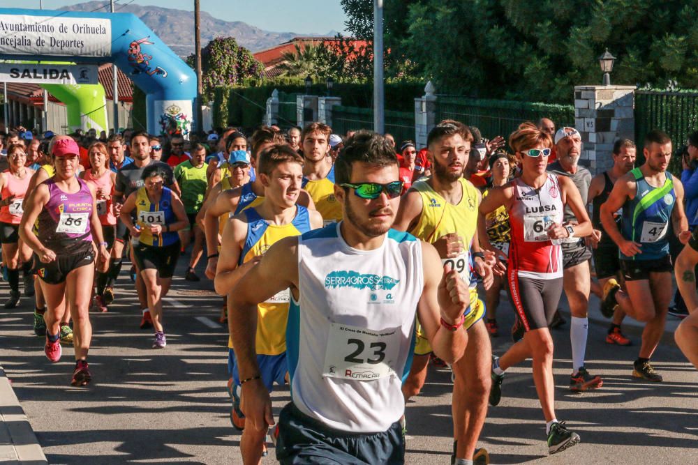 Carrera "OriMuela" y protesta de vecinos de Montep