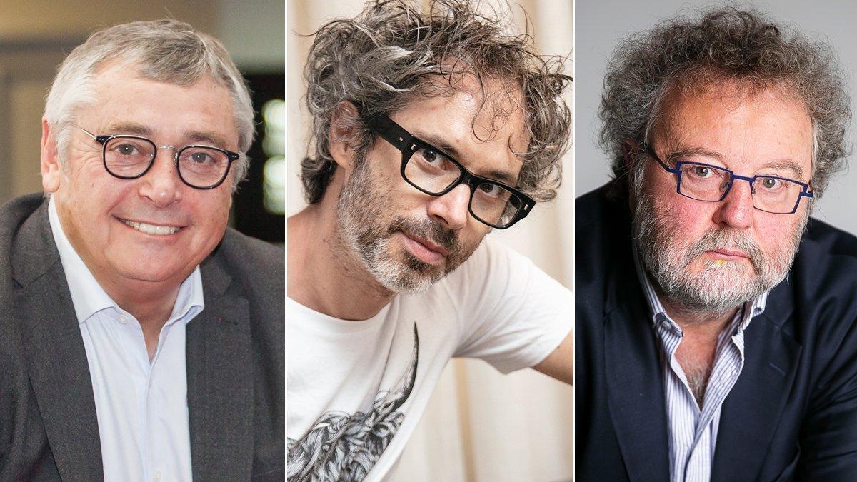 Michael Robinson, James Rhodes y John Carlin.