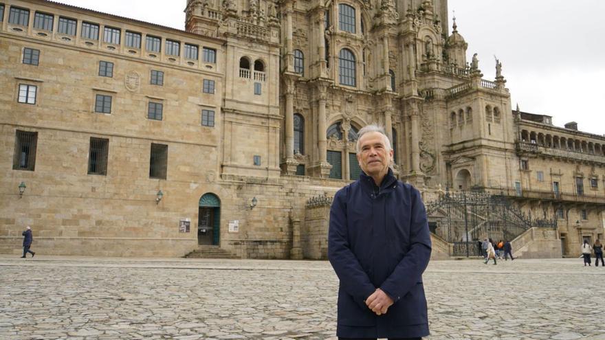 El epidemiólogo italiano Alberto Ascherio, de la Universidad de Harvard, de visita en Santiago./ jesús prieto