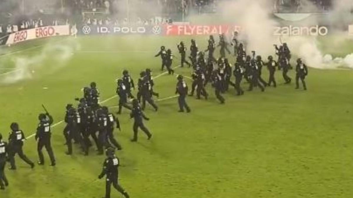 Over 85 Injured in Violent Fan Riots During German Cup Clash Between Waldhof Mannheim and FC Kaiserslautern