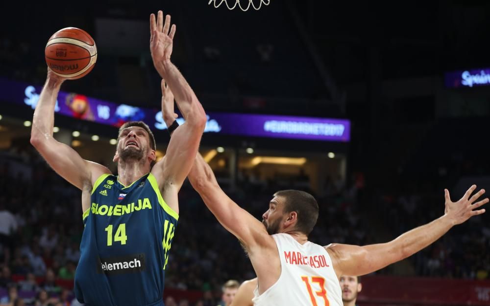 Semifinales del Eurobasket: España - Eslovenia