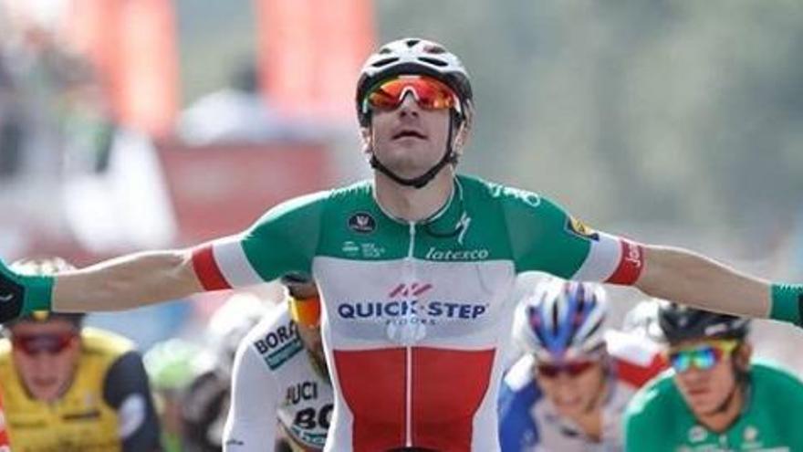 Viviani guanya a l&#039;esprint i la seva segona etapa a la Volta