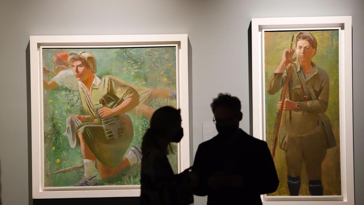 La pinacoteca de Tabacalera presenta su exposición anual, dedicada a la pintura bélica del país, los marinistas de los siglos XIX y XX, y un retrato íntimo de Lev Tolstói