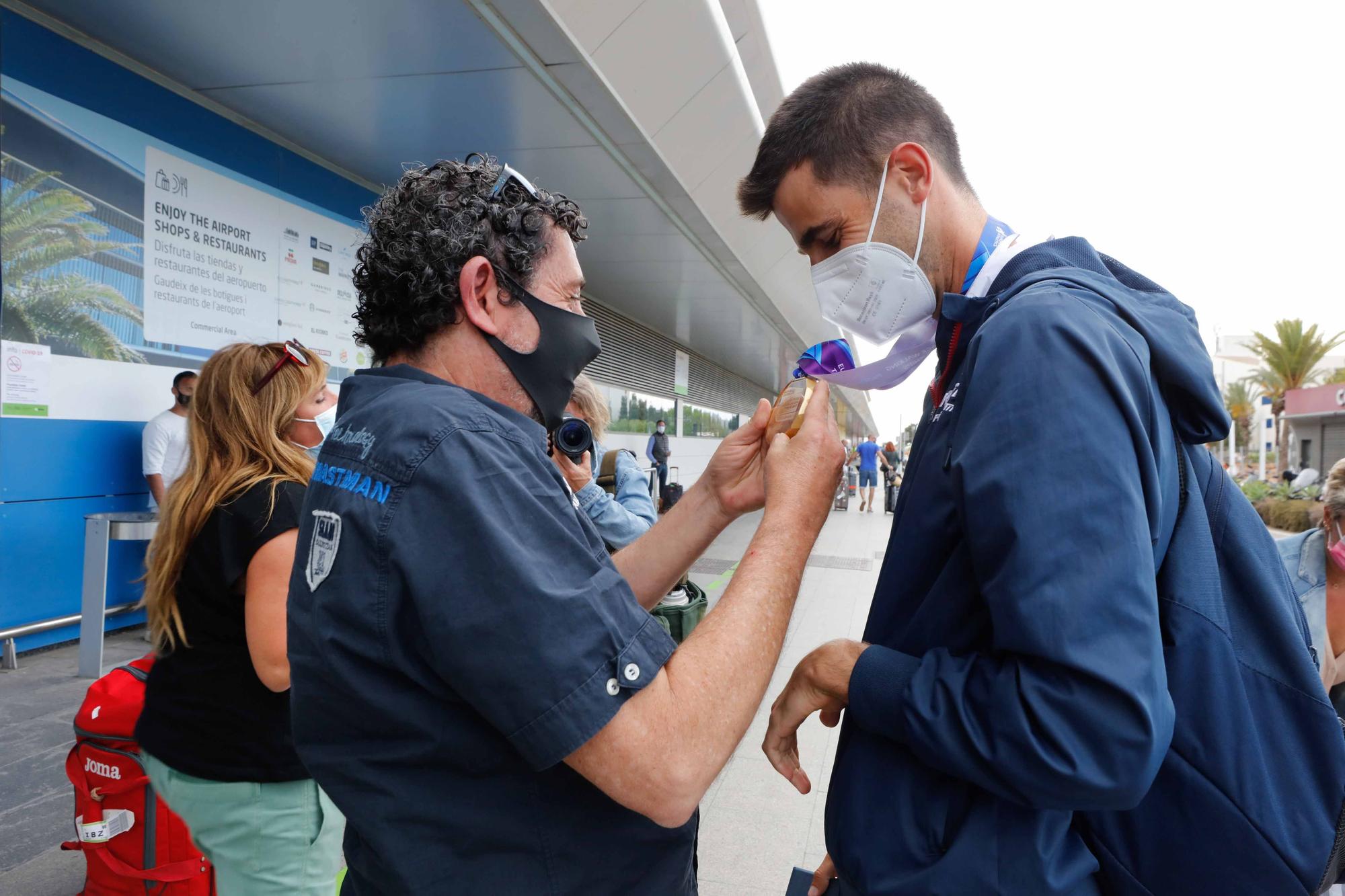 Marc Tur llega a Ibiza tras proclamarse campeón de Europa de marcha