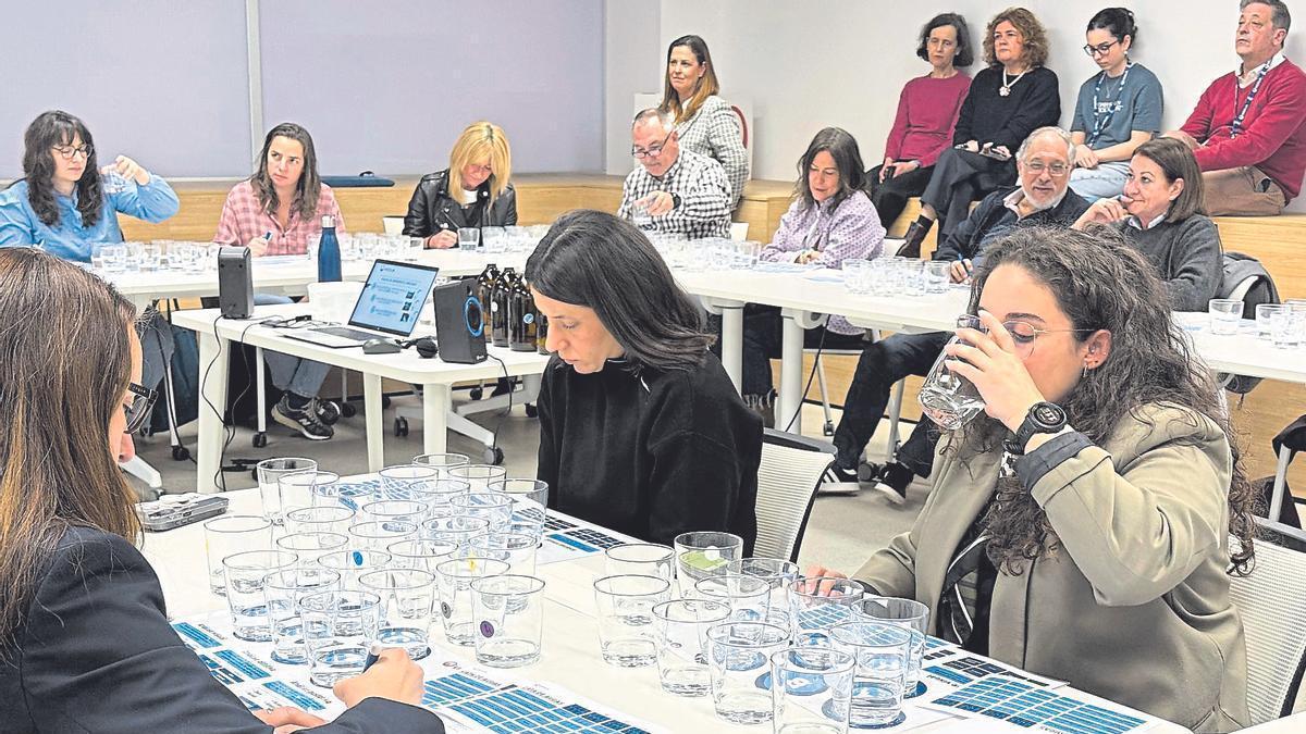 A auga compostelá reivindica as súas propiedades nunha cata