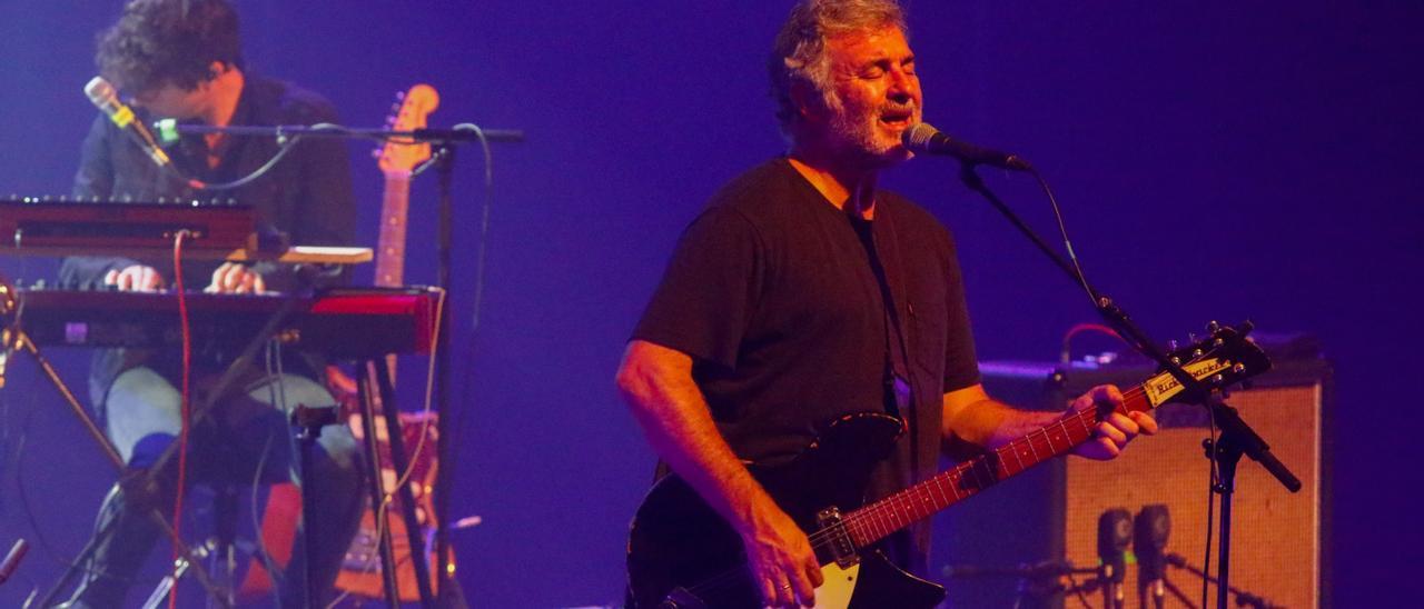 Un momento de la actuación de la banda valenciana en el Auditorio