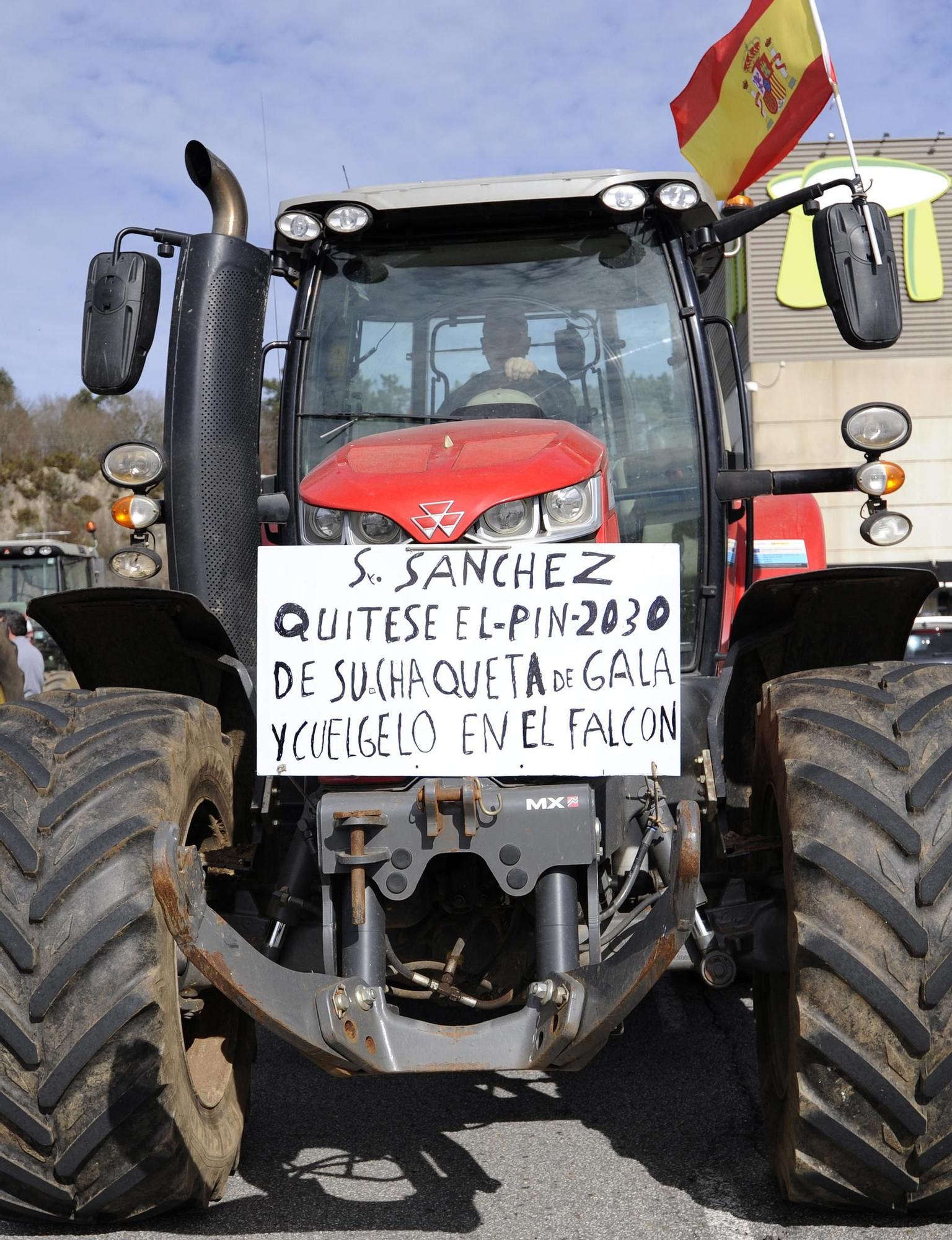 Protestas de los agricultores en Galicia