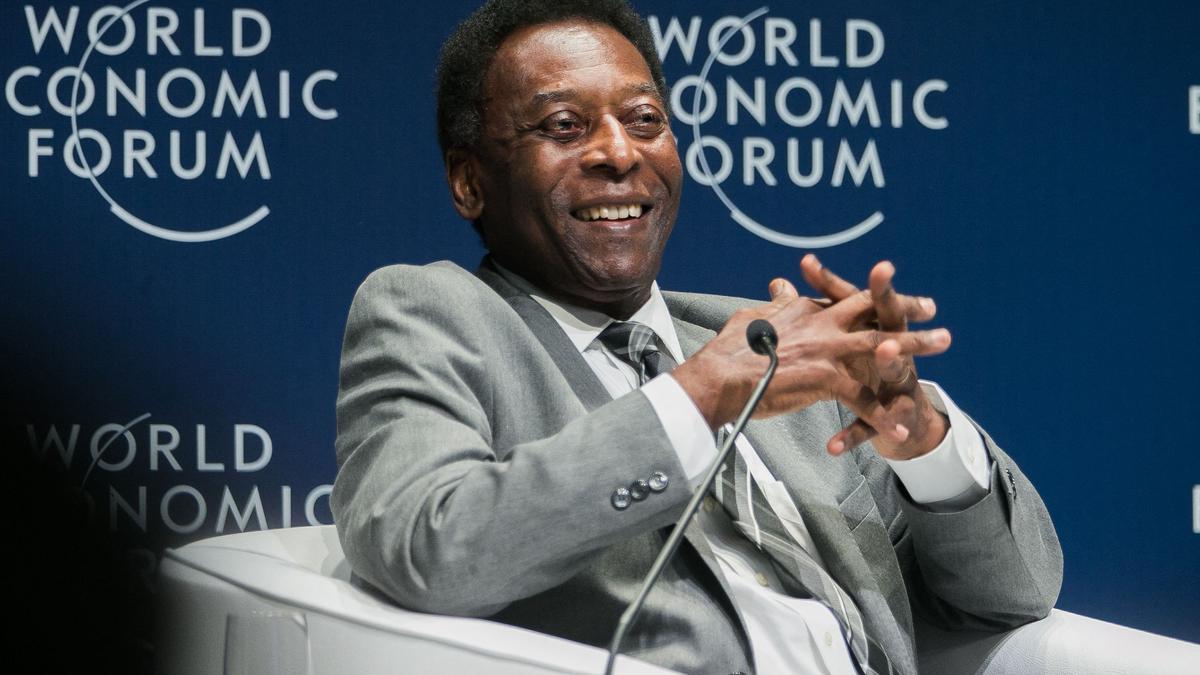 Pelé, en el Foro Económico Mundial de Sudamérica | AFP