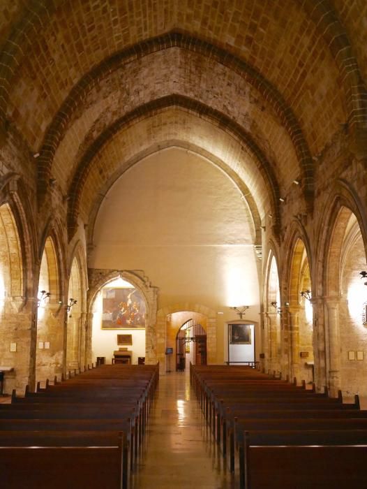 Vista de la nave de la Iglesia en la actualidad